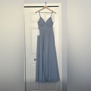 Azazie Dusty Blue Bridesmaid Dress